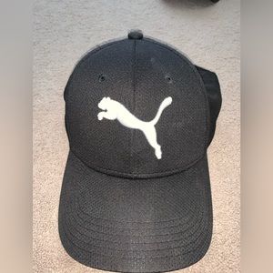 black puma hat